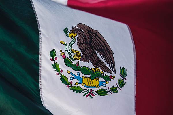 México bandera